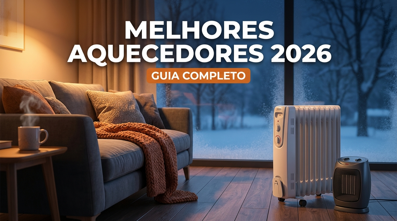 Melhores aquecedores eletricos de 2026 em sala aquecida no inverno