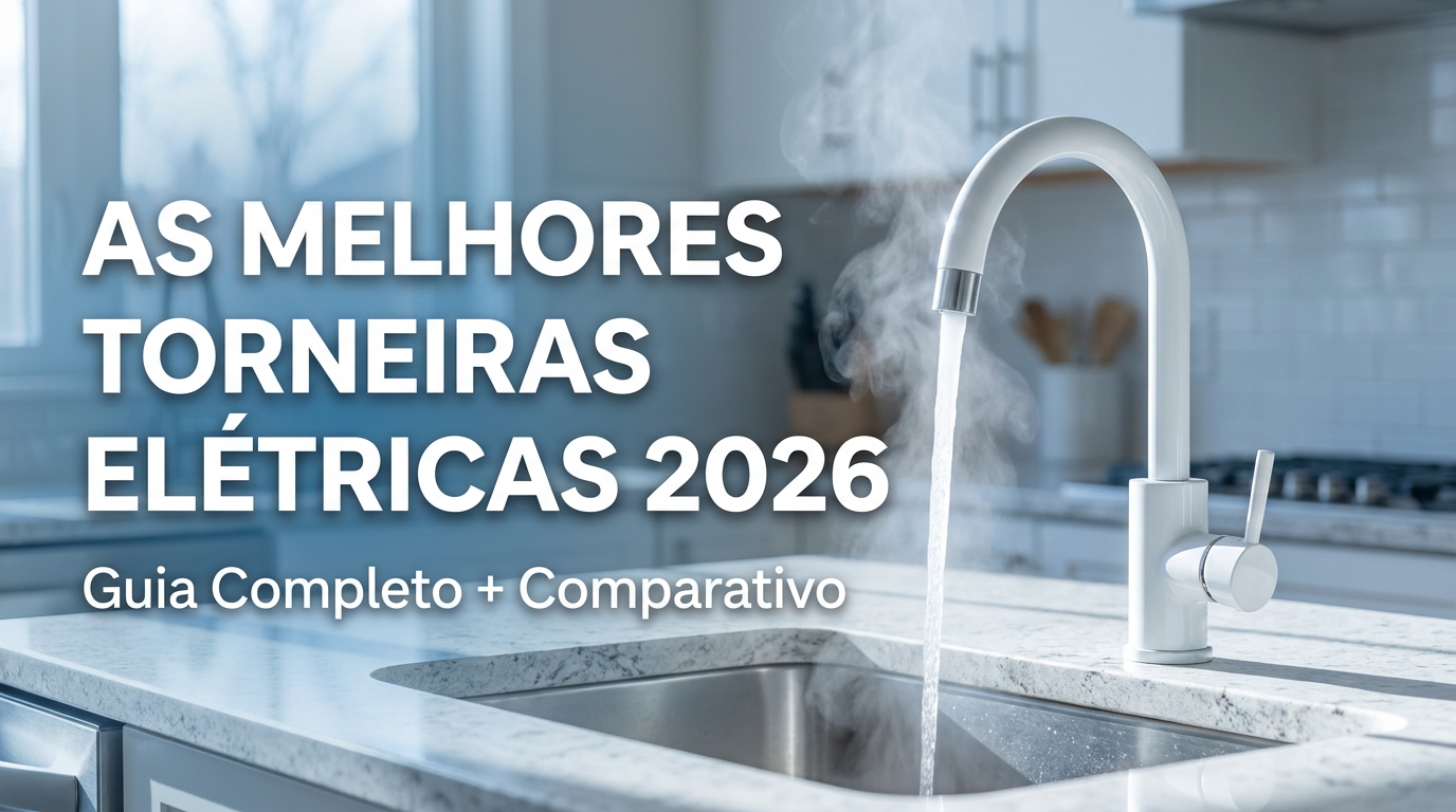 As melhores torneiras elétricas para cozinha de 2026