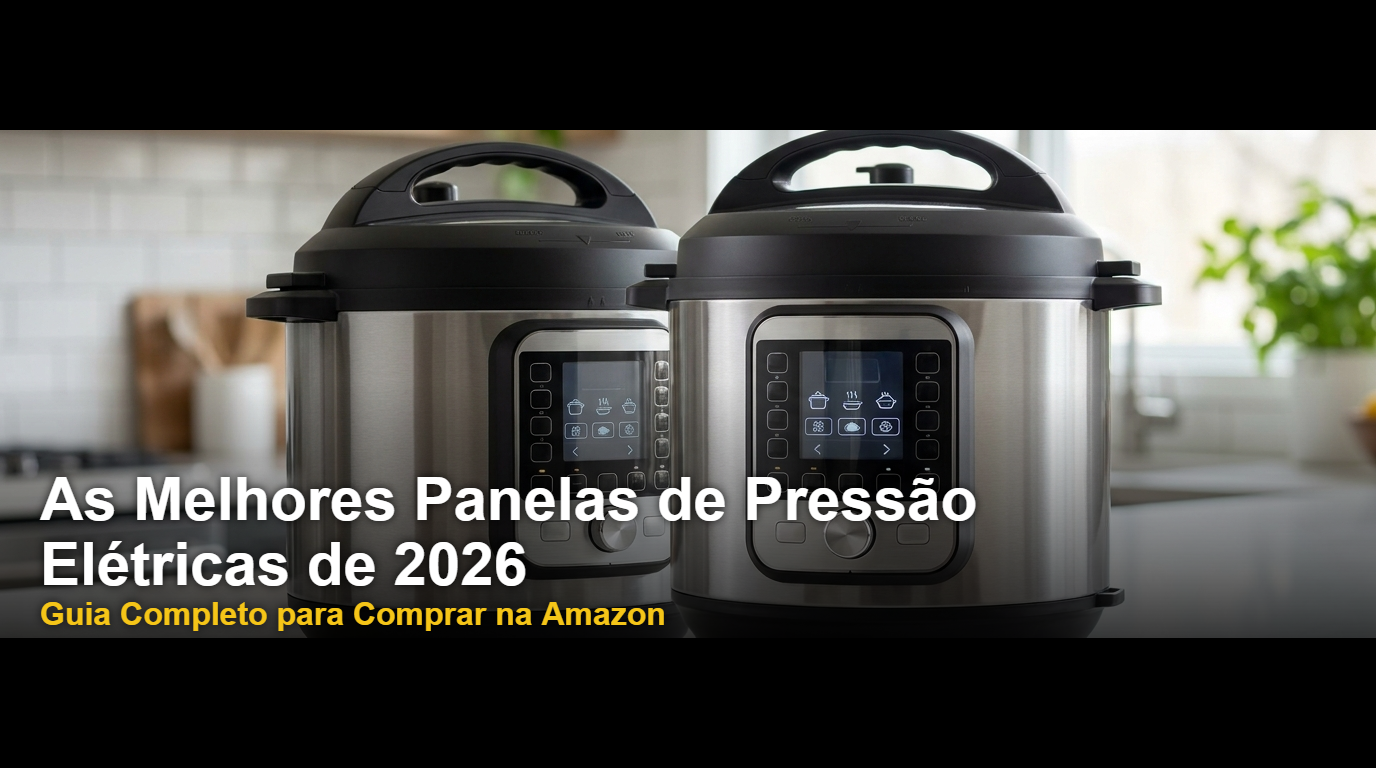 melhor panela de pressão elétrica 2026 - capa do guia de compra Desconto Certeiro