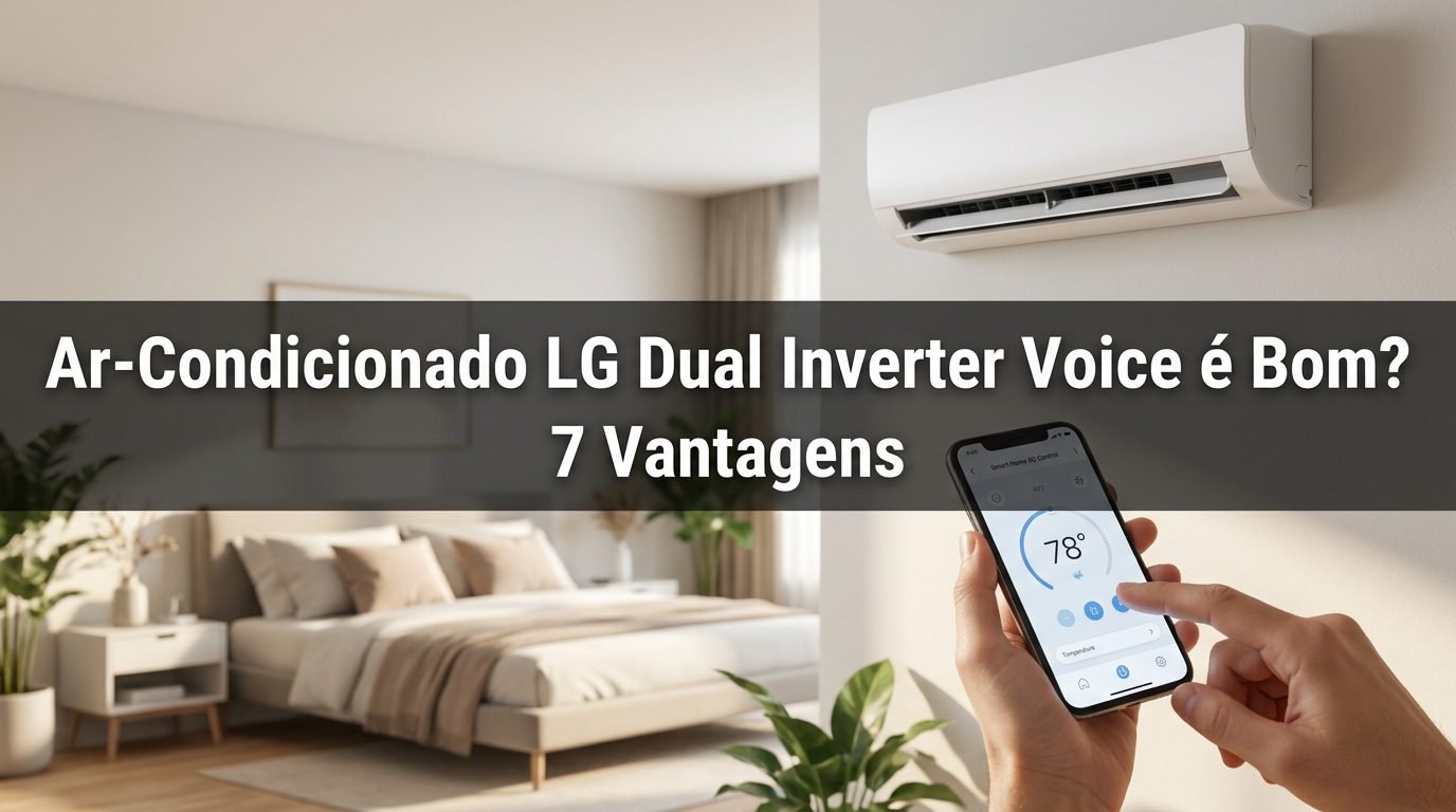 Ar-condicionado LG Dual Inverter Voice é bom: 7 vantagens