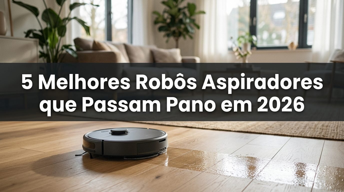 5 melhores robôs aspiradores que passam pano em 2026